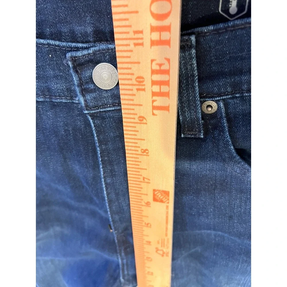 Levi's 512 Jeans Mens 32 X 30 Blue Slim Taper All Seasons Tech Dark‎ Wash Denim